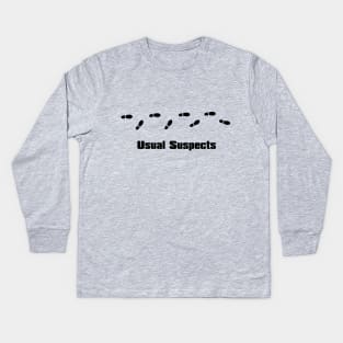 the suspects Kids Long Sleeve T-Shirt